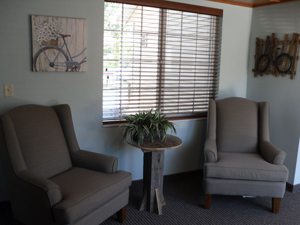 Home Front First Assisted Living sitting area