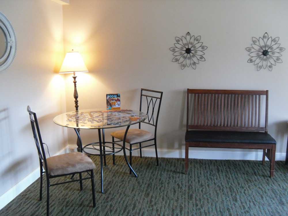 Dining room at Home Front First Assisted Living